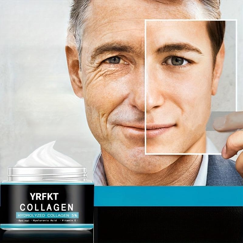 Men's Collagen Retinol Facial Moisturizer Night Cream Wrinkle Diminishing