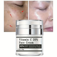 Vitamin C Face Cream with Hyaluronic Acid Collagen 1.76 Oz