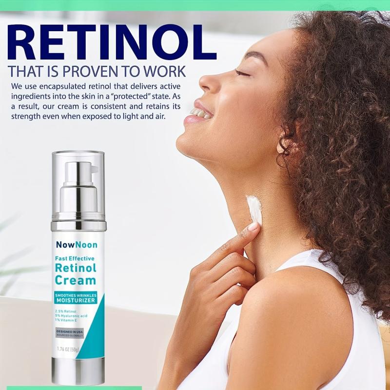 Retinol Cream For Face 2.5% With Hyaluronic Acid & Vitamins E 1.76 Oz