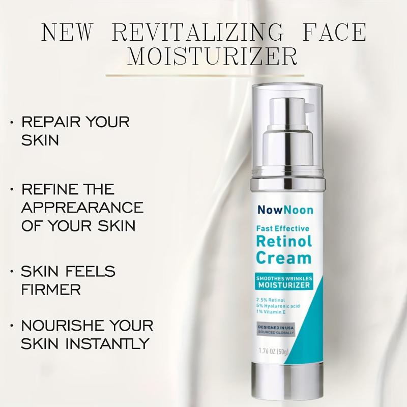 Retinol Cream For Face 2.5% With Hyaluronic Acid & Vitamins E 1.76 Oz