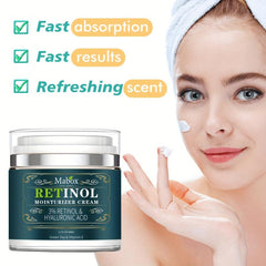 Retinol Hyaluronic Acid Face Cream with Coconut and Jojoba