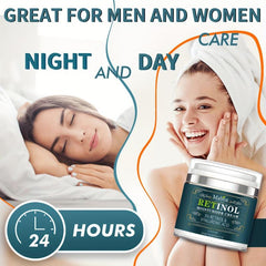 Retinol Hyaluronic Acid Face Cream with Coconut and Jojoba