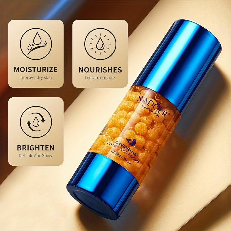 30ml Caviar Collagen Hyaluronic Acid Pearl Essence Face Serum