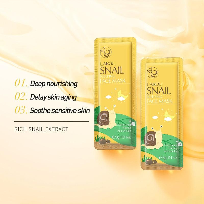 Hydrating Snail Sleep Mask for Drying Protection