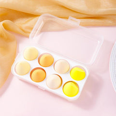 8 pcs Makeup Sponges for Foundation Liquid Cream and Powder with Holder Box