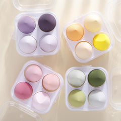 8 pcs Makeup Sponges for Foundation Liquid Cream and Powder with Holder Box