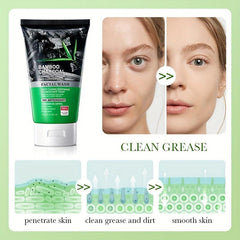 Bamboo Charcoal Cleanser 100g - Deep Clean Pores - Men & Women