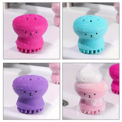 Octopus Silicone Facial Scrubber Cleansing Brush For Men Women