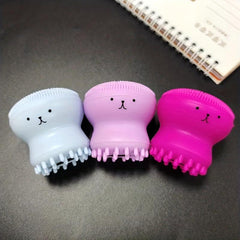 Octopus Silicone Facial Scrubber Cleansing Brush For Men Women