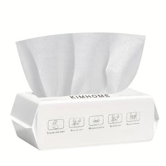 100 Pcs Disposable Face Towel Soft Dry Wipes Facial Cloths Towelettes