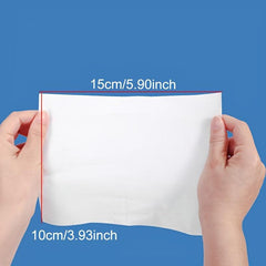 100 Pcs Disposable Face Towel Soft Dry Wipes Facial Cloths Towelettes