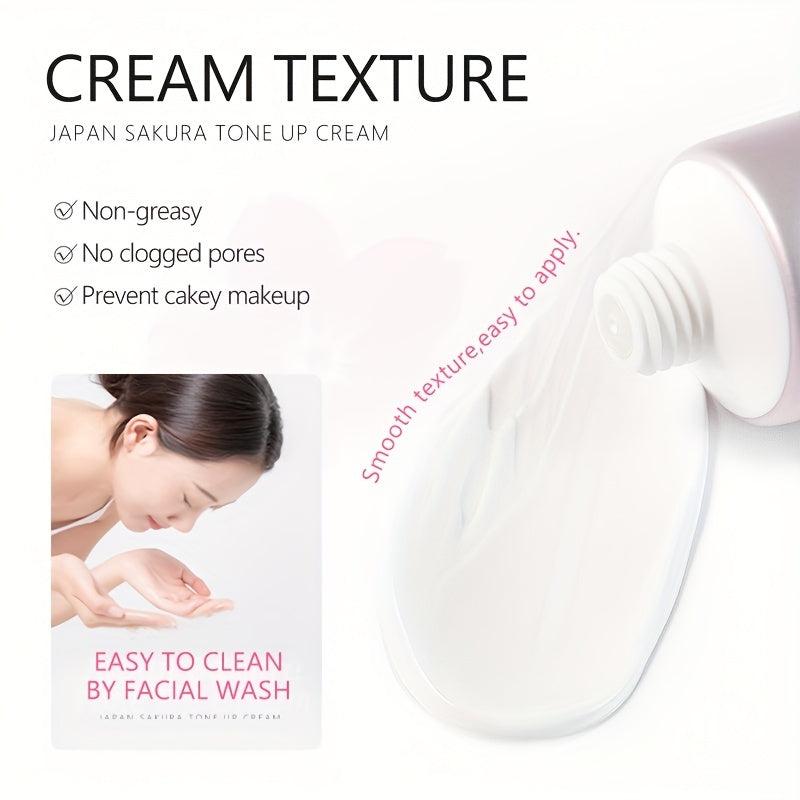 2pcs Sakura Tone Up Cream 30g - Skin Tone Improvement & Makeup Look