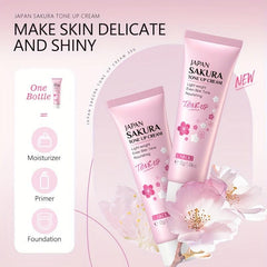 2pcs Sakura Tone Up Cream 30g - Skin Tone Improvement & Makeup Look