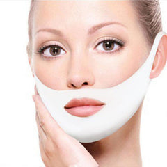V Shaped Face Mask with Ear Hanging and Chin Lifting