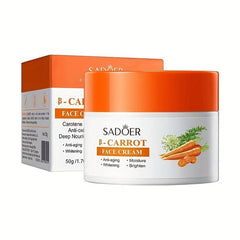Carrot Face Cream Hydrating Nourishing Moisturizing Skin Face Cream