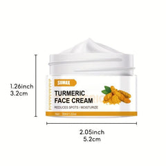Natural Turmeric Facial Cream Moisturize Deep Cleanse Acne Dark Spots
