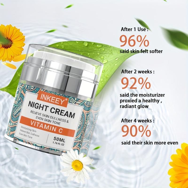 Vitamin C Moisturizing Night Cream for Youthful Skin