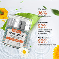 Vitamin C Moisturizing Night Cream for Youthful Skin