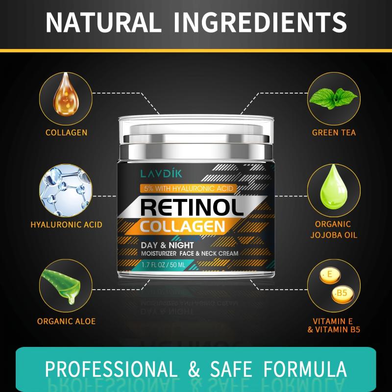 Retinol Cream Collagen Face Moisturizer