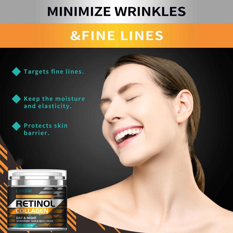 Retinol Cream Collagen Face Moisturizer