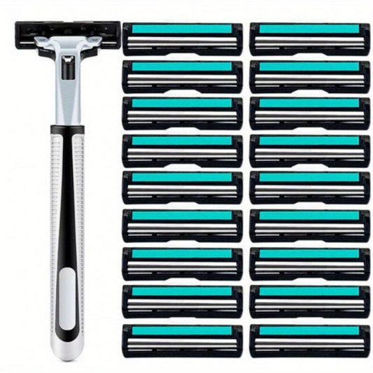Stainless Steel Double Blades Razor for Men