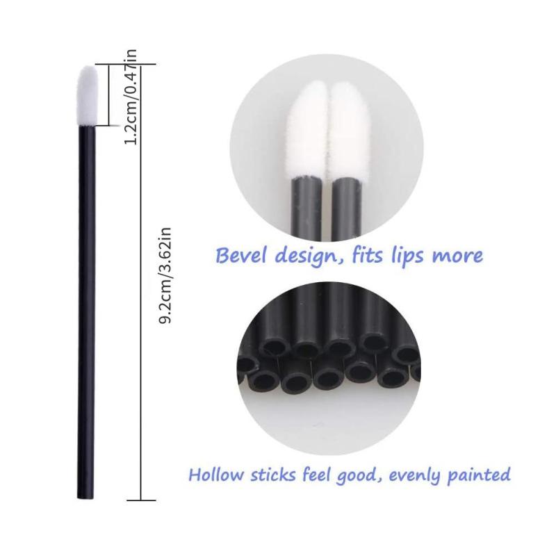 100pcs Disposable Lip Brush Makeup Applicators
