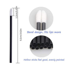 100pcs Disposable Lip Brush Makeup Applicators