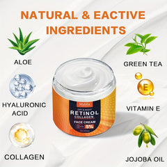 Collagen Cream Face Moisturizer for Women & Men - 1.85 OZ
