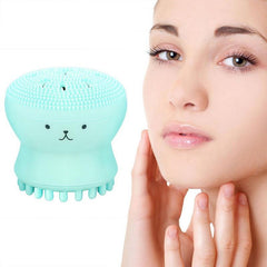 Silicone Octopus Facial Cleansing Brush for Smooth Skin