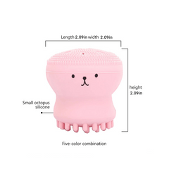 Silicone Octopus Facial Cleansing Brush for Smooth Skin