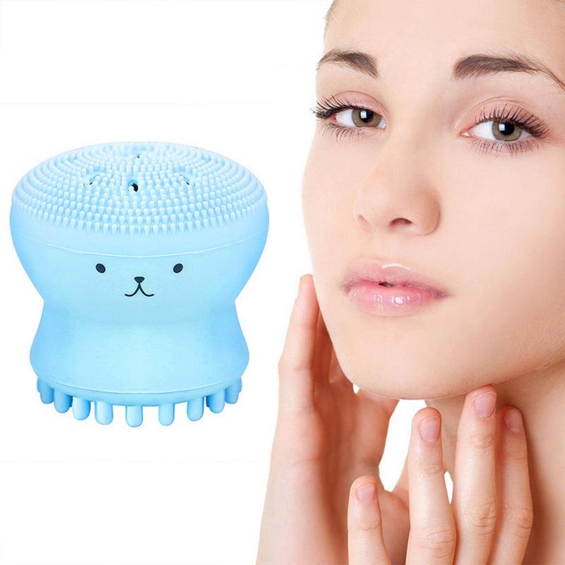 Silicone Octopus Facial Cleansing Brush for Smooth Skin