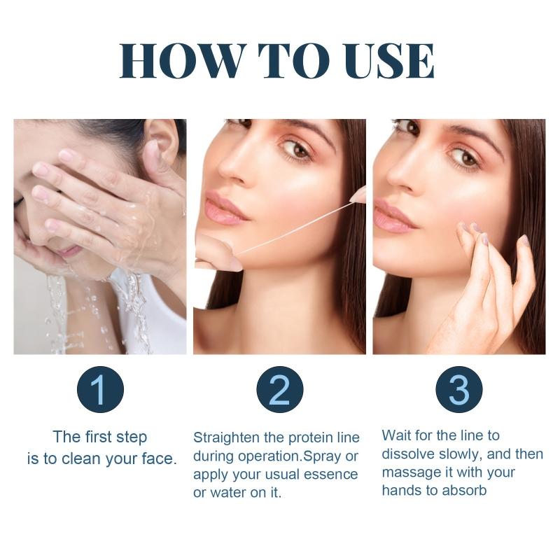 Hydrolyzed Collagen Thread Lifting Instant Face Protein Thread Firming