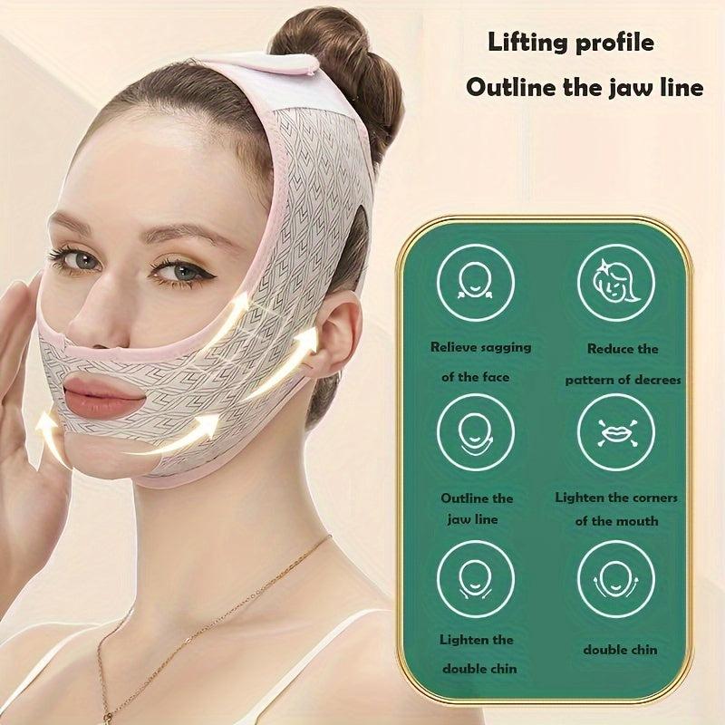V Line Shaping Sleep Mask for Face and Chin Double Chin Reducer