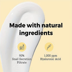 Snail Mucin Moisturizer 1.7 Oz Gel Cream for Dry & Sensitive Skin