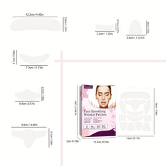 192 Pcs Facial Wrinkle Patch for Eyes Mouth Forehead Care