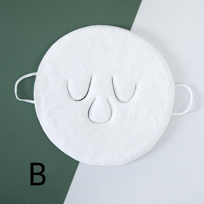 Coral Fleece Facial Mask Cover for Skin Moisturizing & Hydration