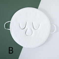 Coral Fleece Facial Mask Cover for Skin Moisturizing & Hydration