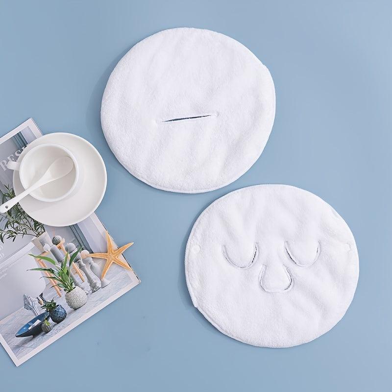 Coral Fleece Facial Mask Cover for Skin Moisturizing & Hydration