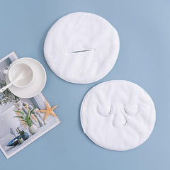Coral Fleece Facial Mask Cover for Skin Moisturizing & Hydration