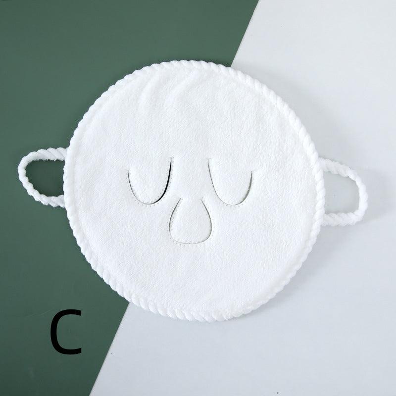 Coral Fleece Facial Mask Cover for Skin Moisturizing & Hydration