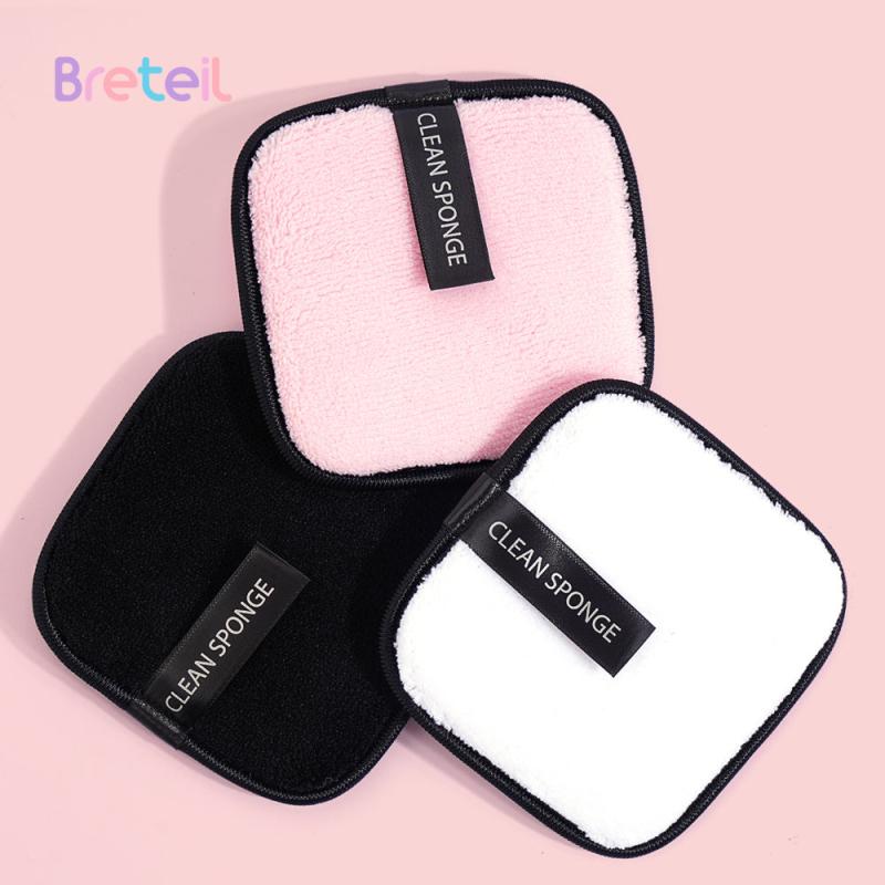 3pcs Reusable Makeup Remover Pads Soft Facial Cleansing Cloths