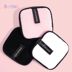 3pcs Reusable Makeup Remover Pads Soft Facial Cleansing Cloths