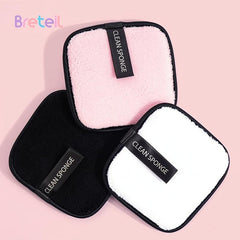 3pcs Reusable Makeup Remover Pads Soft Facial Cleansing Cloths