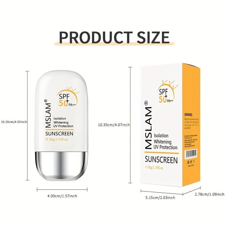 Sun Cream 50 Daily Sun Protection Care For Outdoor Use