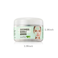 Cucumber Peach Bubble Facial Mask Mud Cleaning Pore Wrinkle Facial Mask 100g