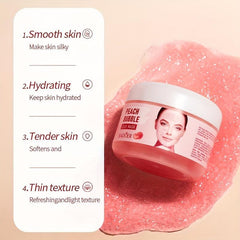 Cucumber Peach Bubble Facial Mask Mud Cleaning Pore Wrinkle Facial Mask 100g