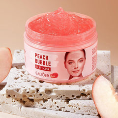 Cucumber Peach Bubble Facial Mask Mud Cleaning Pore Wrinkle Facial Mask 100g