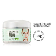 Cucumber Peach Bubble Facial Mask Mud Cleaning Pore Wrinkle Facial Mask 100g