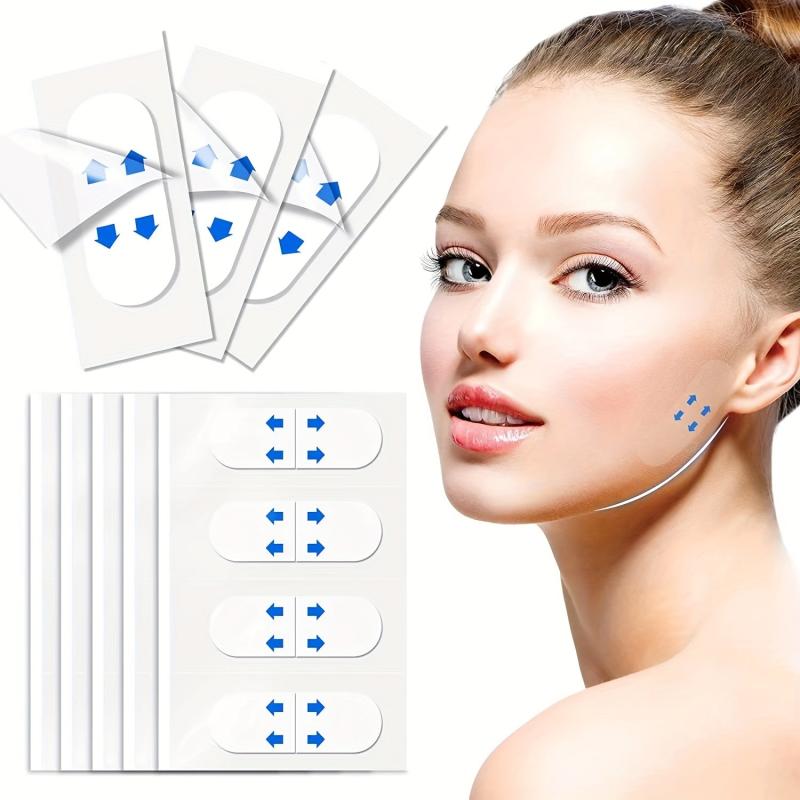 40 Pcs Invisible Face Lift Tapes V-Shaped Face Lift Tape