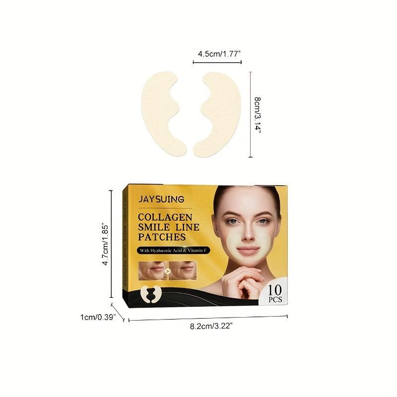 Smile Line Patches x10 Lift Tighten Fine Lines Wrinkles Mouth Skin Care